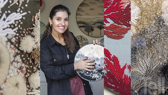 Alejandra Delfau: Arte en relieve