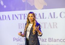 Conferencia Una mirada integralal concepto de bienestar de María Paz Blanco en Sala Vitacura