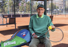 Tito Zerené: el tenista chileno que sigue activo a los 101 años