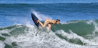 Trinidad Gómez, surfista: Promesa del surf