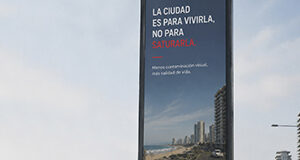 La ciudad de los letreros y contaminación visual