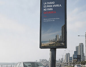 La ciudad de los letreros y contaminación visual